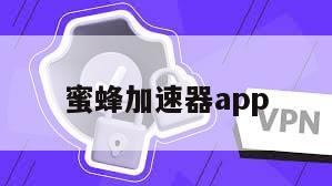 蜜蜂加速器app